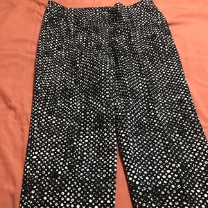 Crop polka dot pants